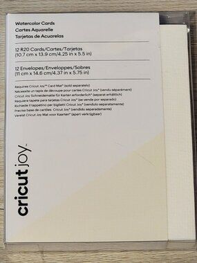 Cricut Joy Watercolor Cards and Envelopes